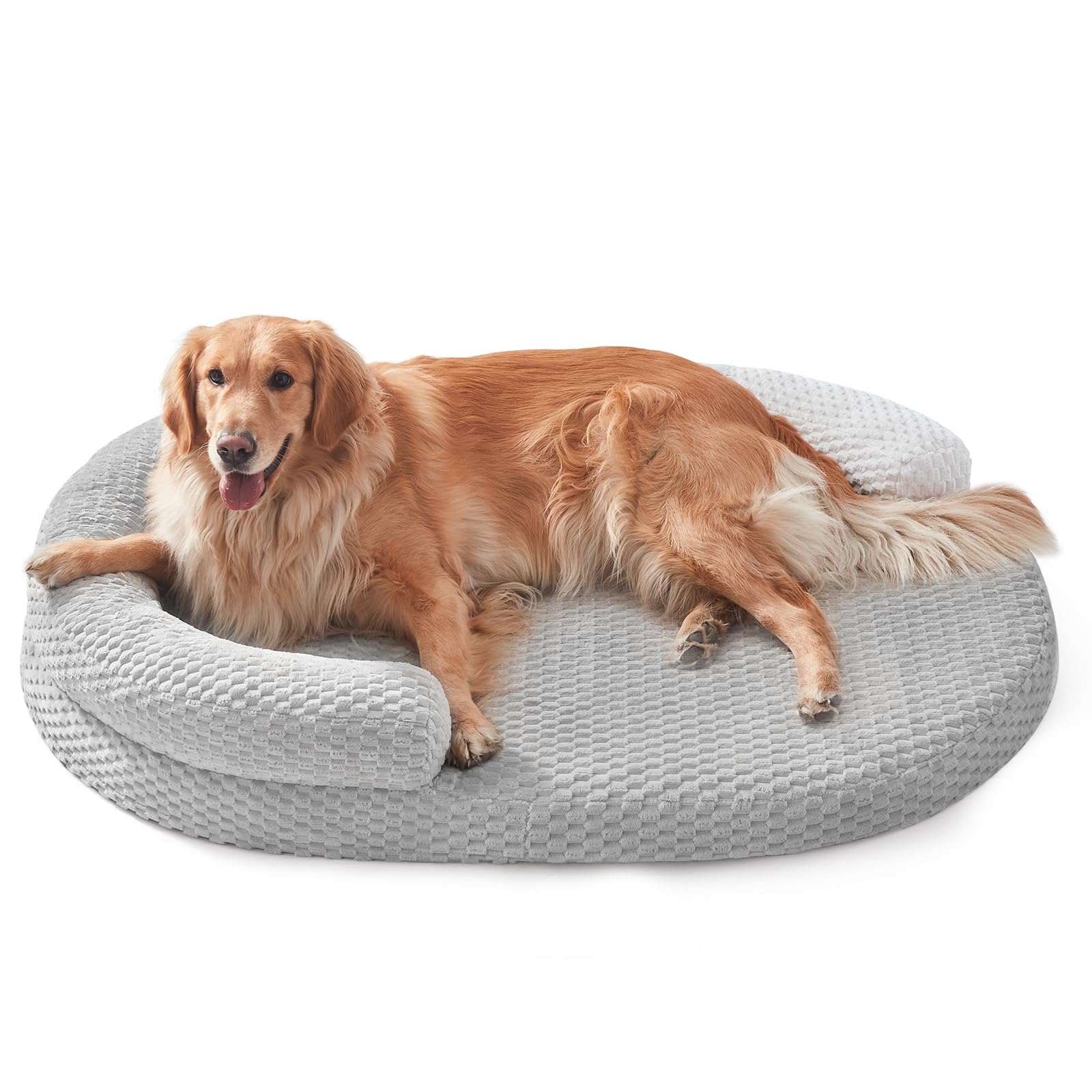 JOEJOY XL Orthopedic Oval Dog Bed
