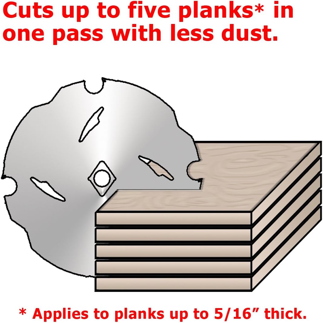 IVY Classic 36502 12-Inch 8 Tooth Fiber-Cement Cutting Poly-Crystalline Diamond Circular Saw Blade with 1-Inch Arbor, 1/Card
