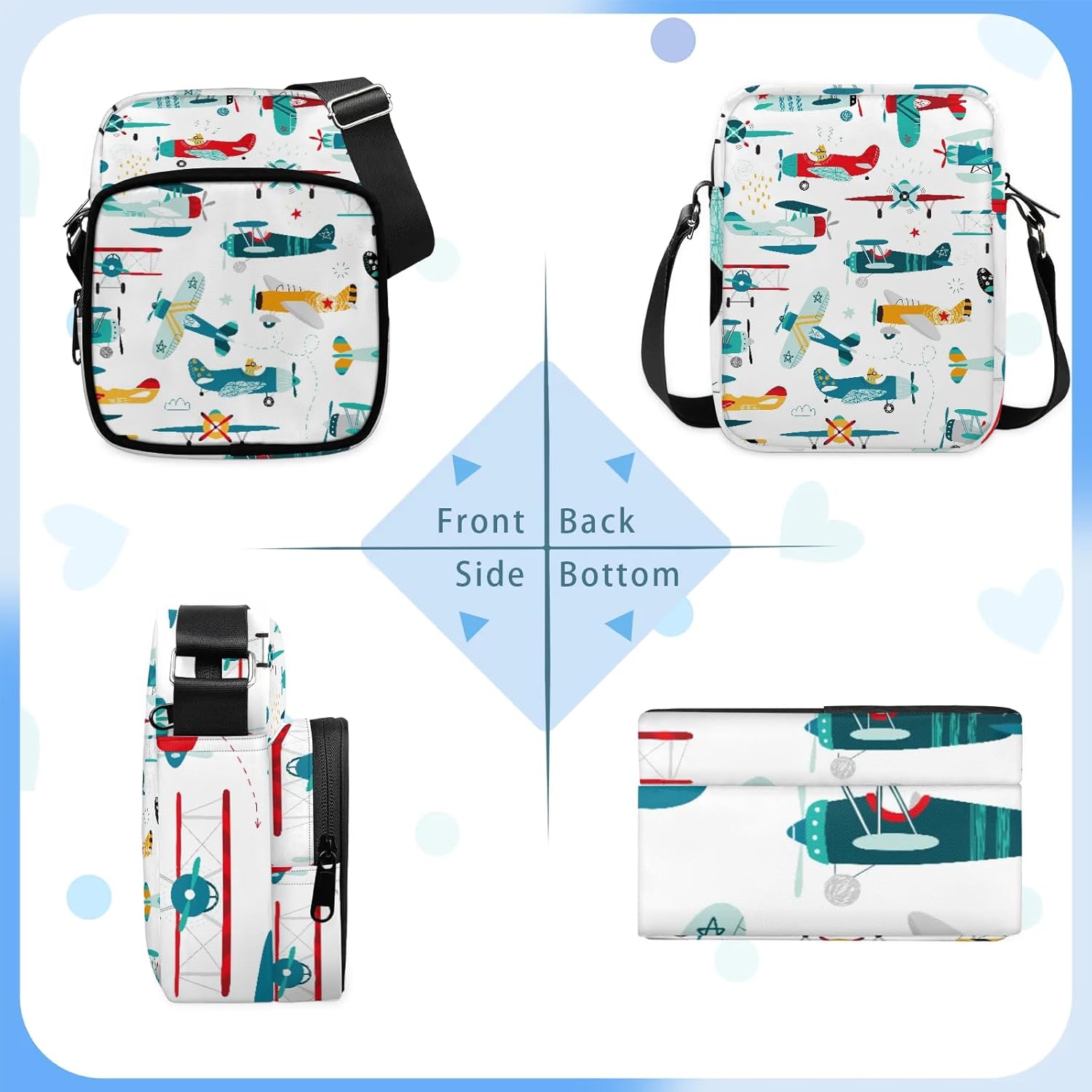 Small Crossbody Purses for Kids Age 4-12 Cute Little Messenger Bag Mini Shoulder Bag Wallet Purse for Boys Girls Travel