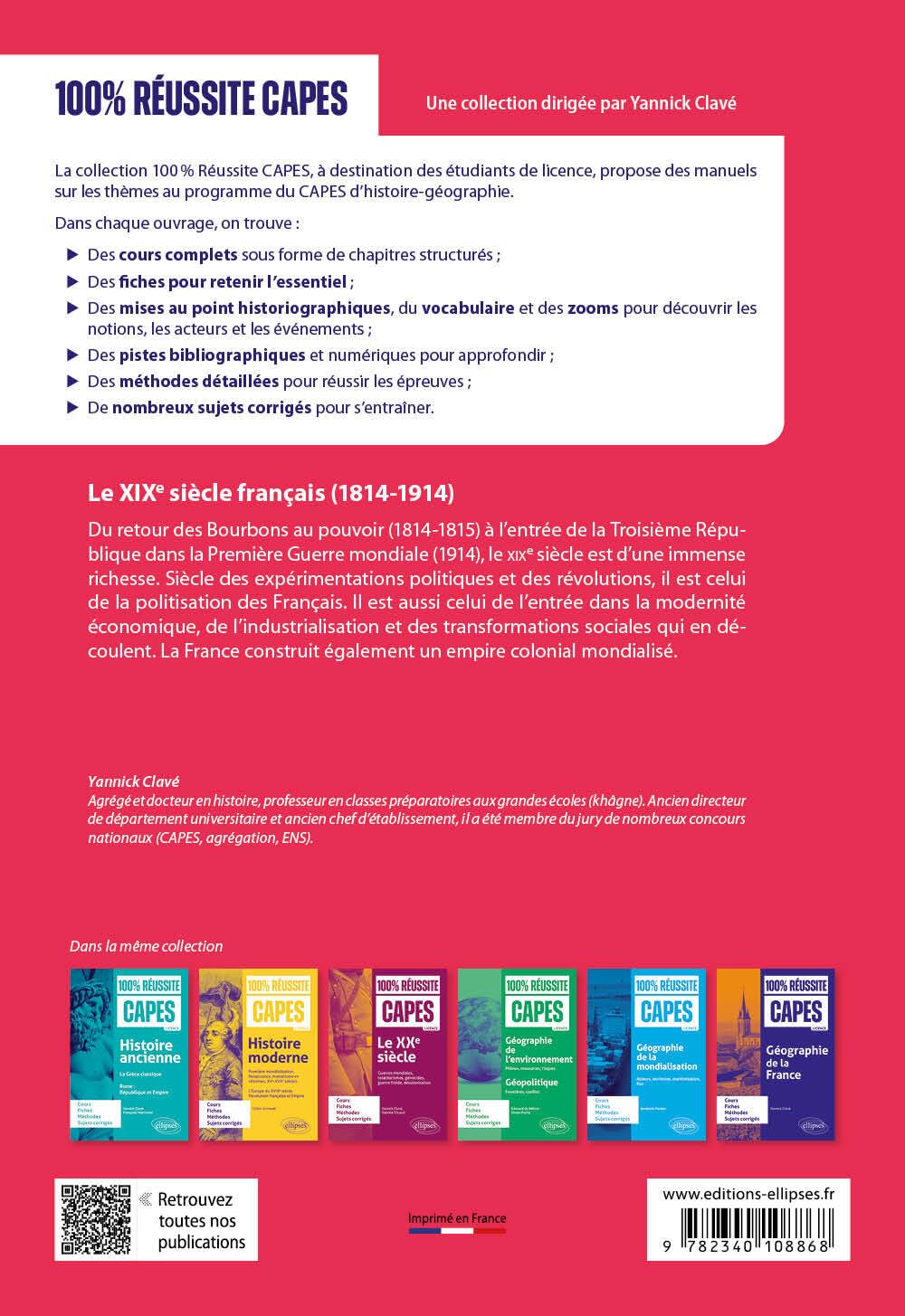 Le XIXe siècle français: Economie, société et politique, métropole et colonies (1815-1914)