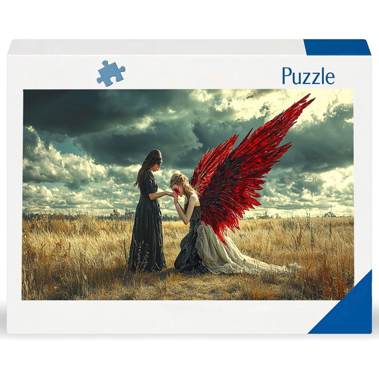 Puzzle dla dorosłych 1312 elementów kobieta anioł 156 x 28 cm niemożliwe trudne wyzwanie, puzzle dla dorosłych gra edukacyjna wyzwanie zabawki 1312 elementów puzzli dla dorosłych, kreatywny prezent