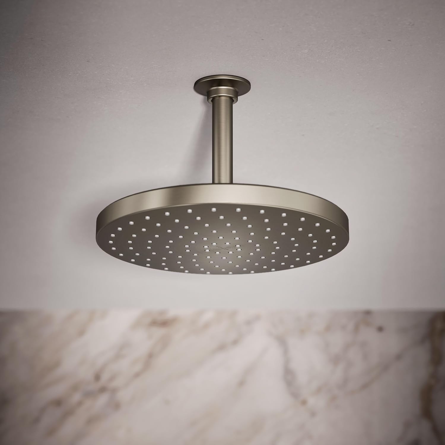 KOHLER 76465-G-2BZ Awaken 10 Inch Single-Function Rain Shower Head, 10" Fixed Round Rainfall Showerhead, 1.75 GPM, Oil-Rubbed Bronze