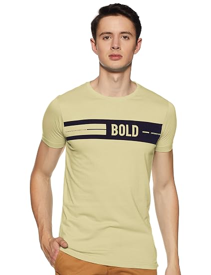 Integriti Men's Printed Slim fit T-Shirt