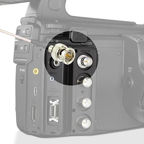 Vista 3 de Superbat Cable 3G HD SDI BNC de 3 pies 39.4 in 75 ohmios para cámaras, equipo de video BMCC compatible con HD-SDI 3G-SDI 4K 8K SDI cable de video