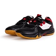 Quive Bounce Badminton Shoes | Court Shoes | Padel Shoes | Tennis Trainer | Squash Shoes | Non-Marking | Anti-Slip | Breathable Trainers Mens Indoor and Outdoor Court Shoes