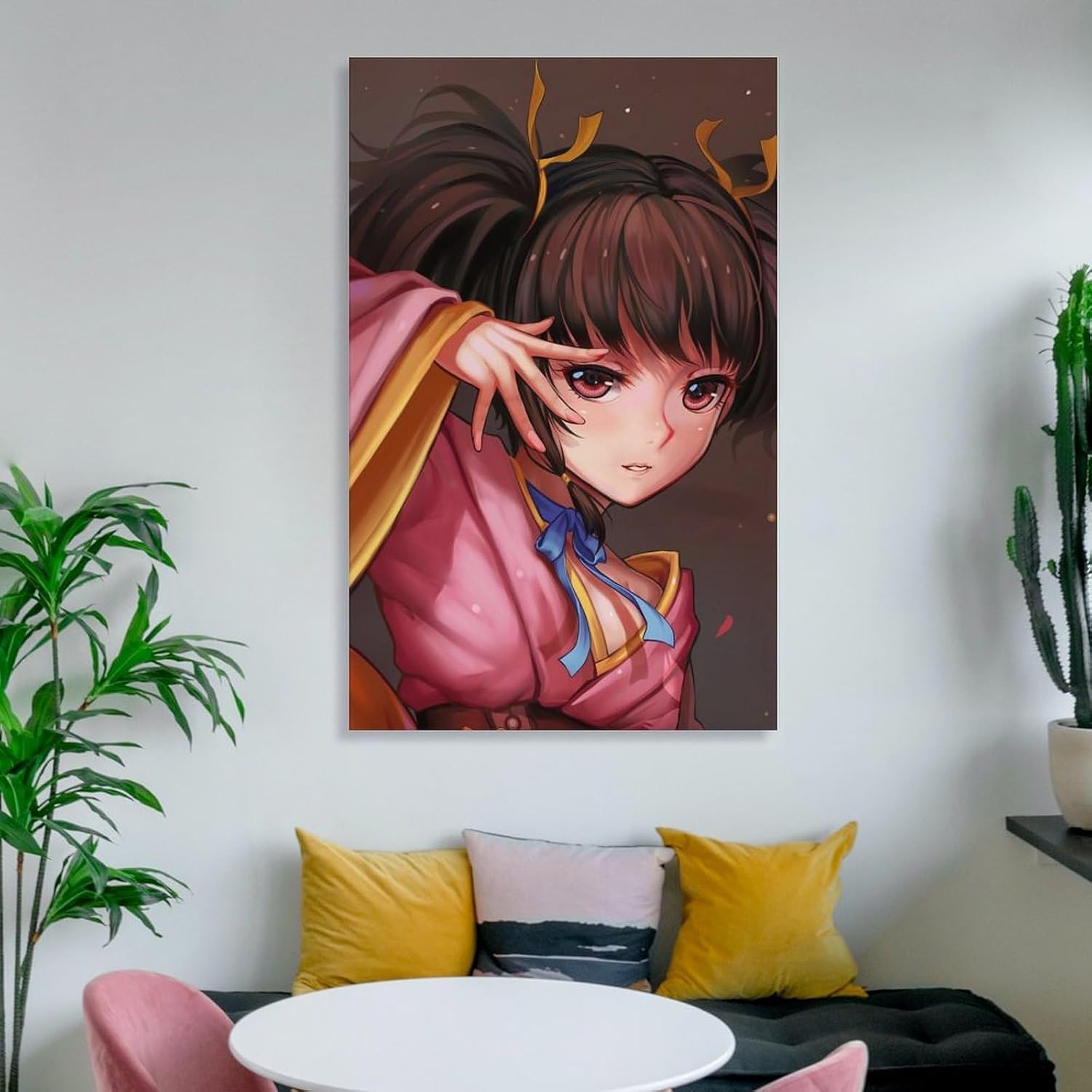 インテリア 甲鉄城のカバネリ 無名 ウォールアート キャンバス 20x30inch(50x75cm) 木枠付き 装飾画 壁掛け 【射す】