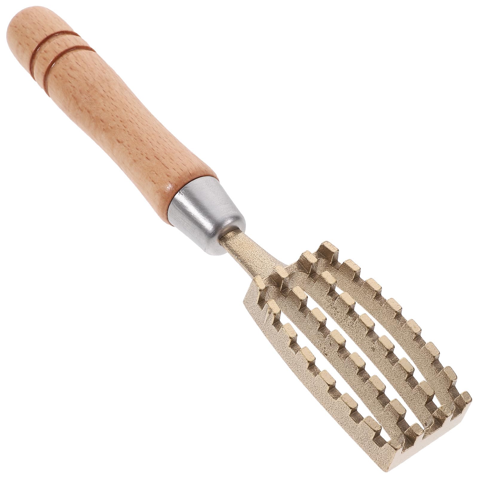 Raschietto Manico Antiscivolo e in Ottone e Legno Stile Giapponese Rimozione Rapida e Pulita delle Squame Squame di Pesce Uso Domestico e Professionale Uso Domestico Professionale