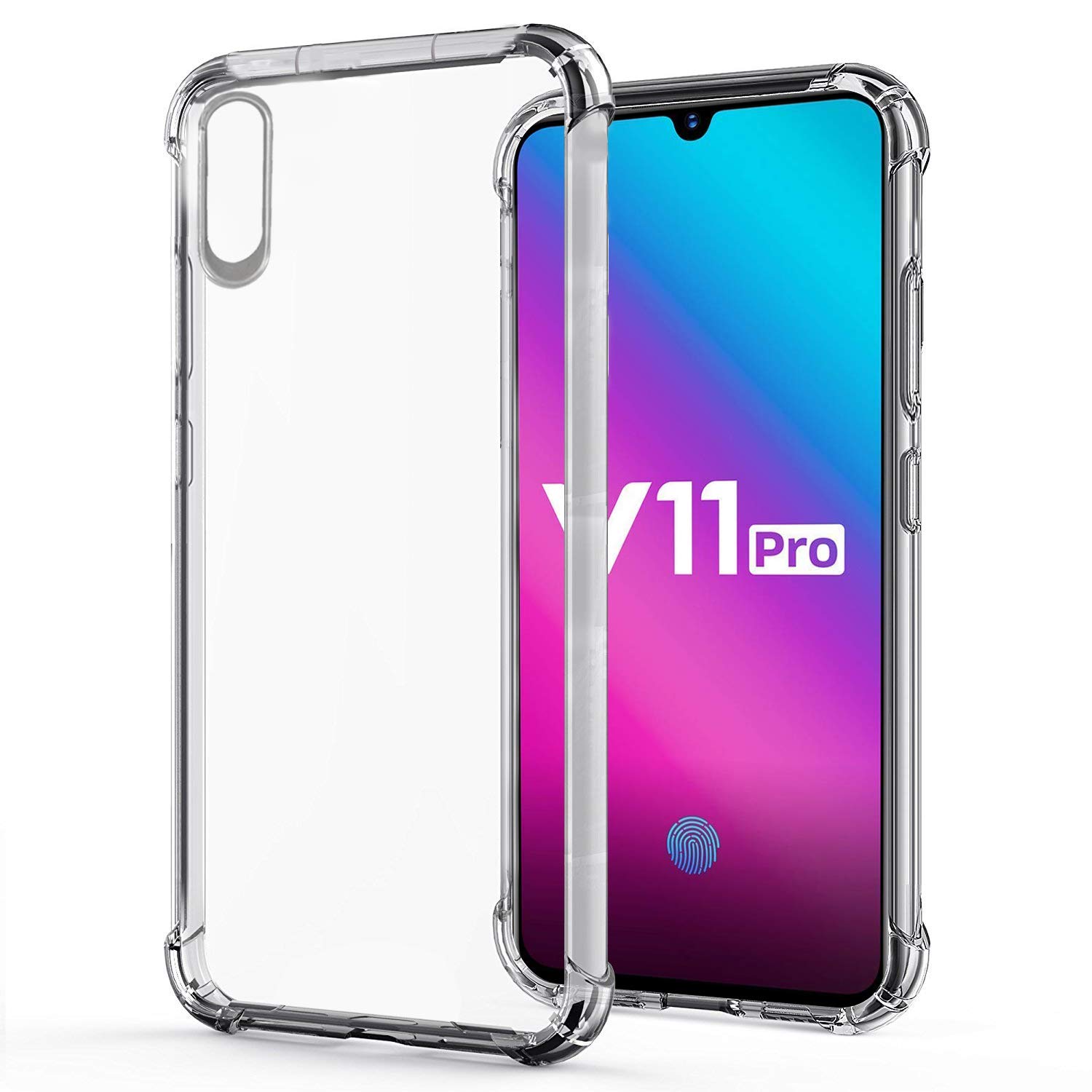 Amazon Brand - Solimo Soft & Flexible Back Phone Case for Vivo V11 Pro (Transparent) (B07PBTC5TT) Amazon Price History, Amazon Price Tracker