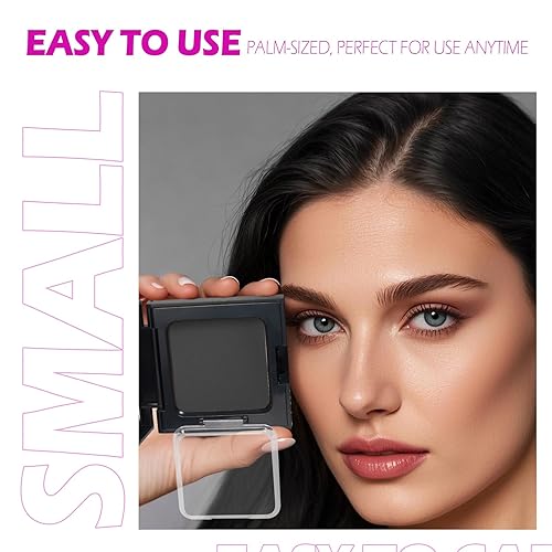 Miniatura 23 de Acomler Polvo de retoque de raíz, polvo de línea capilar para cabello fino, color de cabello para retoque de raíz, cobertura de cabello gris