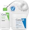 CeraVe Deep Hydration 2-Step Routine for Dry Skin | Cleanser 236 ml and Moisturising Cream 454 g