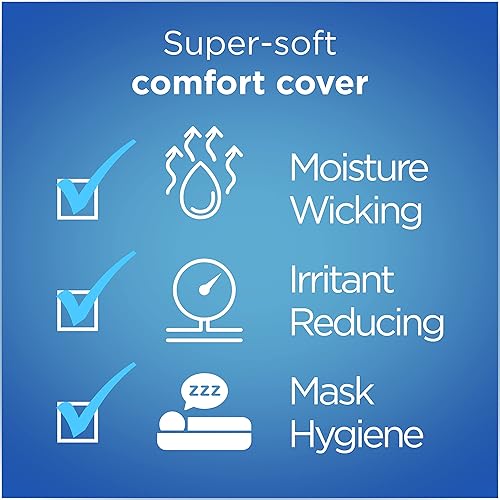 Miniatura 2 de resplabs Forros de máscara CPAP Compatibles con la máscara nasal CPAP AirFit N20 Forros reutilizables suaves para mayor comodidad (Talla única)