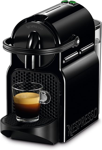 De'Longhi Nespresso EN 80.GY Inissia Automatyczny Ekspres do Kawy, Metal,1260 W, 0,8 Litra, Czarny