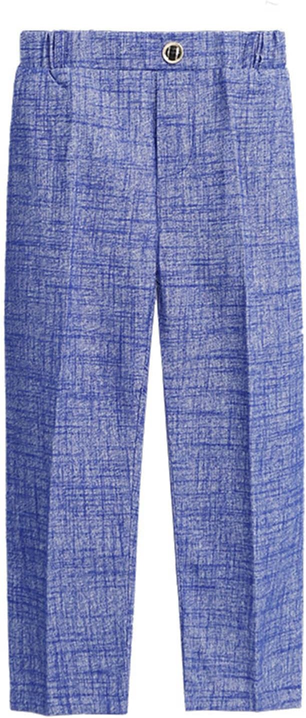Casual Pants for Boys Toddlers Baggy School Uniform Pant Elastic Waist Wide Leg Trouser Back to School Outfits