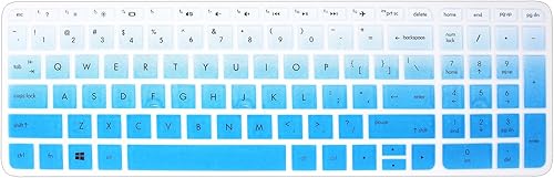 YYubao Funda de teclado compatible con HP Pavilion 15-ab 15-ac 15-ae 15-af 15-an 15-ak 15-ay 15-as 15-ba 15-bc 15-bc 15-bk Series, HP OMEN 15-ax, HP
