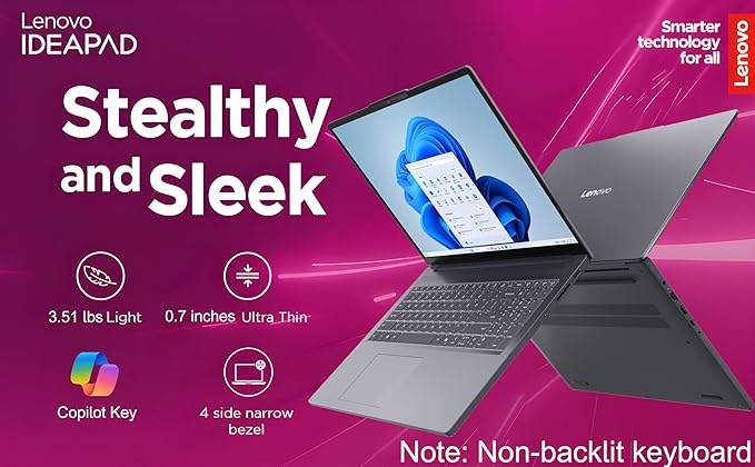 Lenovo IdeaPad Slim 3 15 - 15.3" WUXGA, Core i5-13420H, 16GB RAM, 512GB SSD miniatura 2