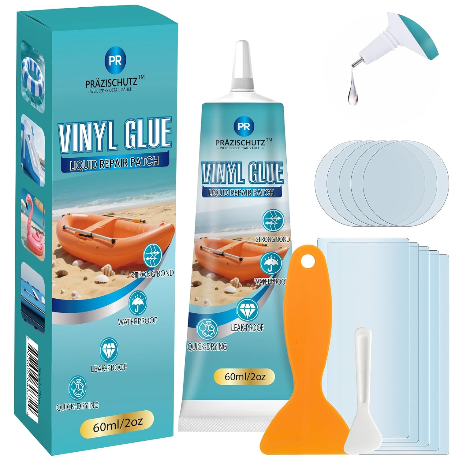 Pegamento para vinilo reparación colchón inflable 60ml