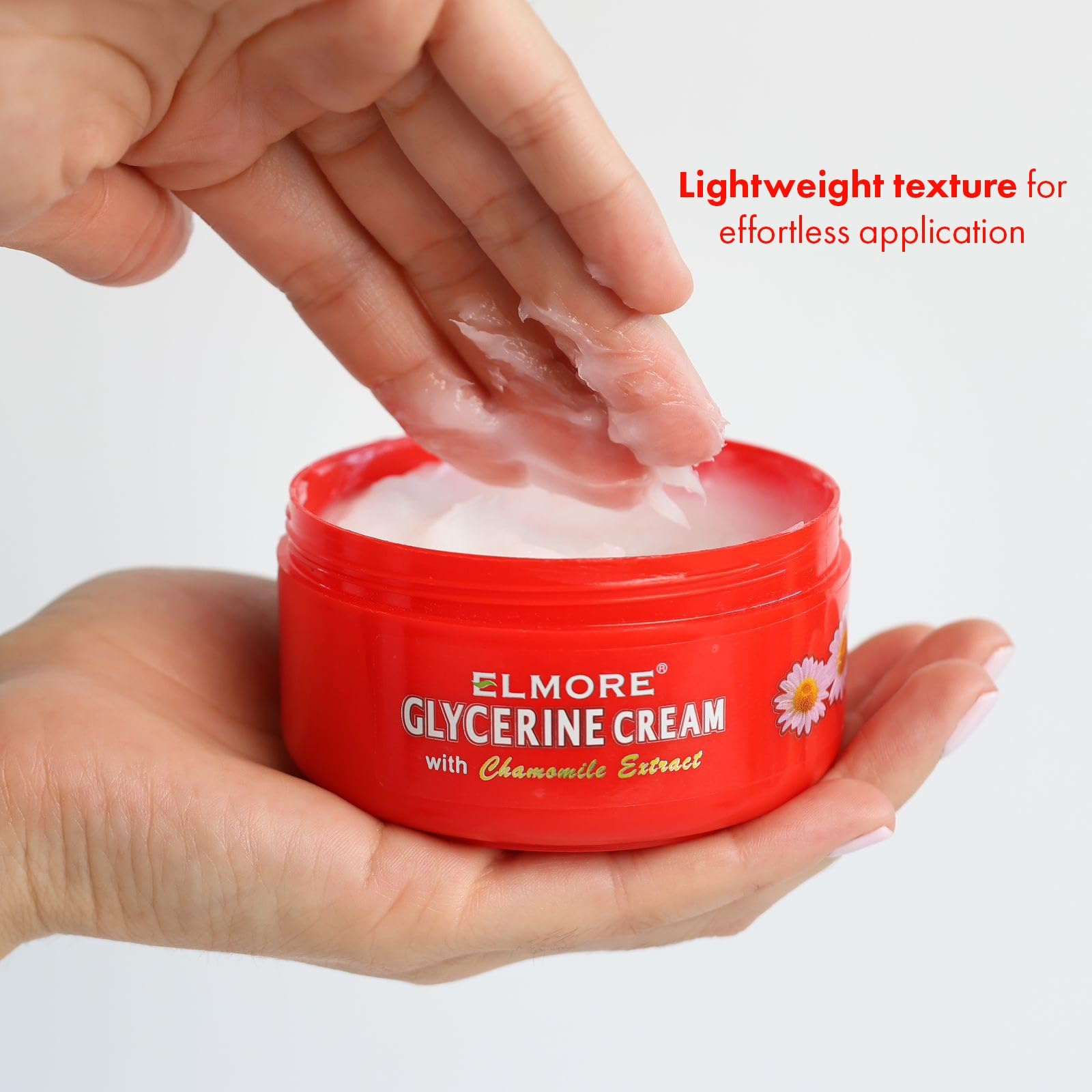 Crema de manos calmante – 42% de glicerina para una hidratación intensa e hidratación | Extracto de manzanilla para calmar, calmar y restaurar la piel seca y agrietada | Absorción rápida y no grasa 7
