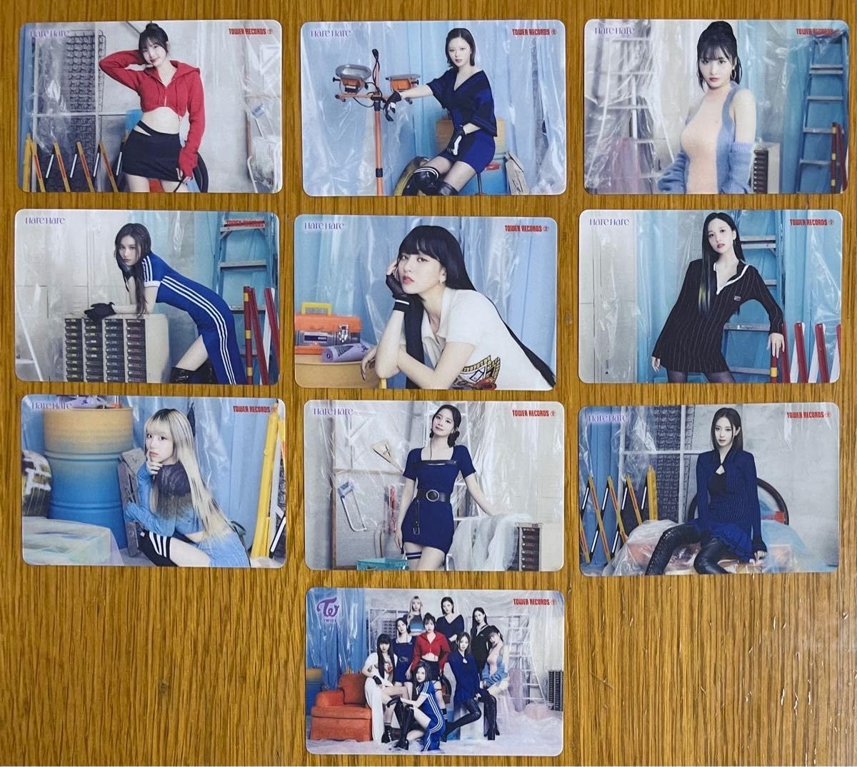 Amazon.co.jp: TWICE Hare Hare フライヤー トレカ コンプ タワレコ