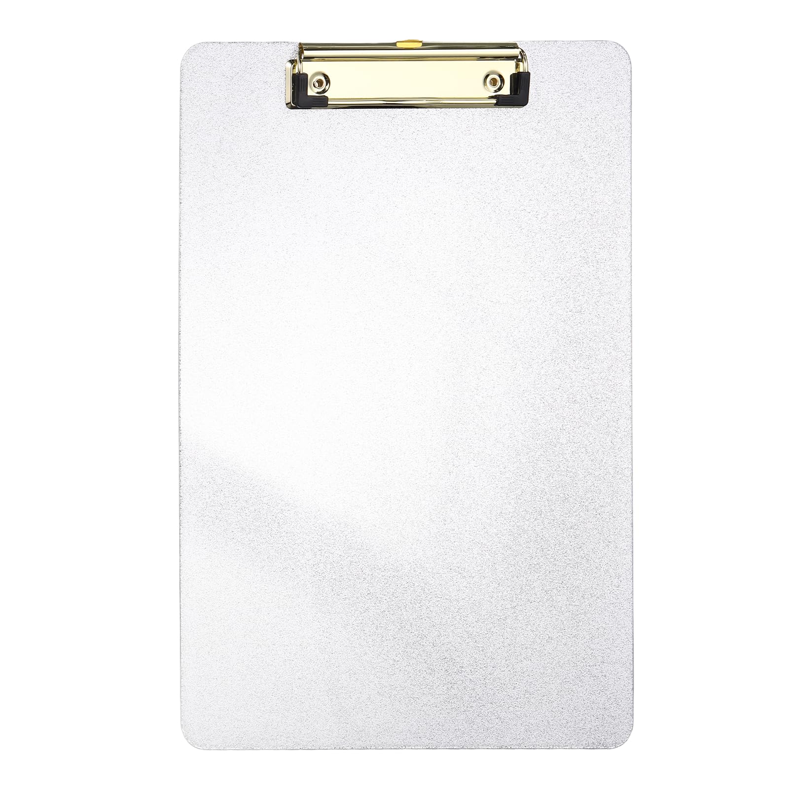 PATIKIL Plastic Clip Boards, A4 Size Glitter Silver Tone Stylish Clip Boards Glitter Design Cute Clipboards Office Supplies for Restaurant Shop Store Note Memo Card Sign Holder โ image 1