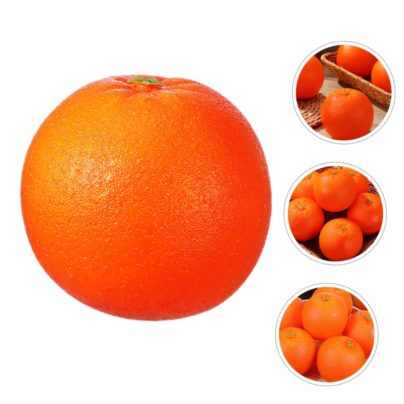 IMIKEYA 40 STK Simuliertes Orangefarbenes Modell Szenenschmuck Dekorative Künstliche Früchte Desktop-deko Mit Künstlichen Orangen Restaurant-Display-Obst Obst-Modell- Schaum