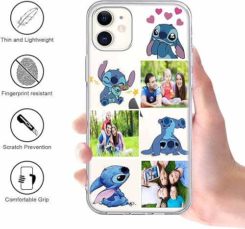 Miniatura 5 de Funda personalizada para iPhone 11 de 6.1 pulgadas, funda personalizada de TPU suave de TPU para la familia, amigo y pareja, para iPhone 11,