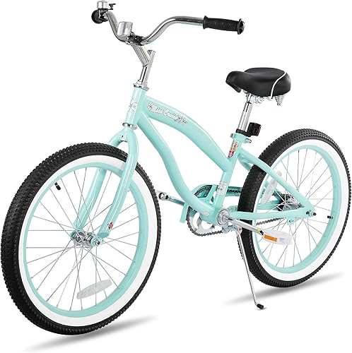 Miniatura 7 de JOYSTAR Bicicleta de crucero de playa de 20 pulgadas, 24 pulgadas, 26 pulgadas, para niñas, niños, hombres y mujeres, bicicletas de crucero para