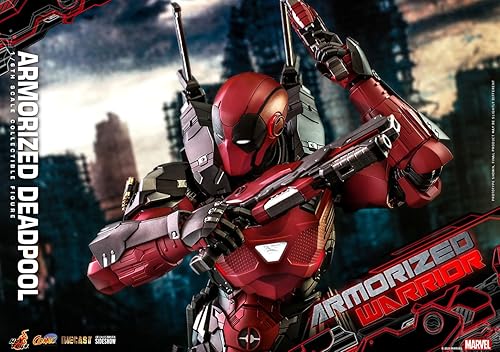 Miniatura 8 de Hot Toys 16 Deadpool blindado, rojo