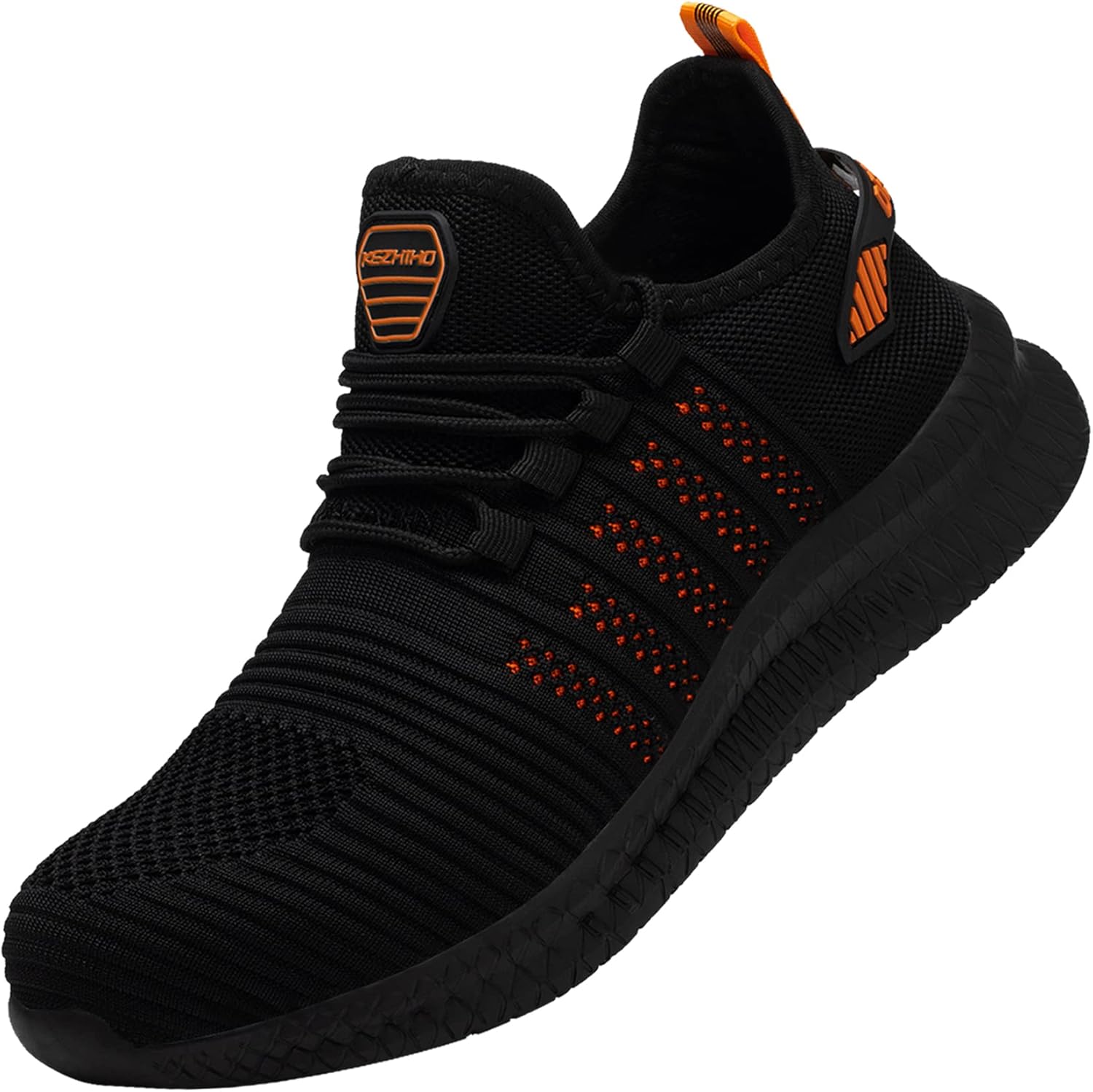 Kezhiho Steel Toe Work Shoes for Men Lightweight Comfortable Slip Resistant Puncture Proof Safety Shoes Breathable Indestructible Construction Industrial Sneakers - Image 7