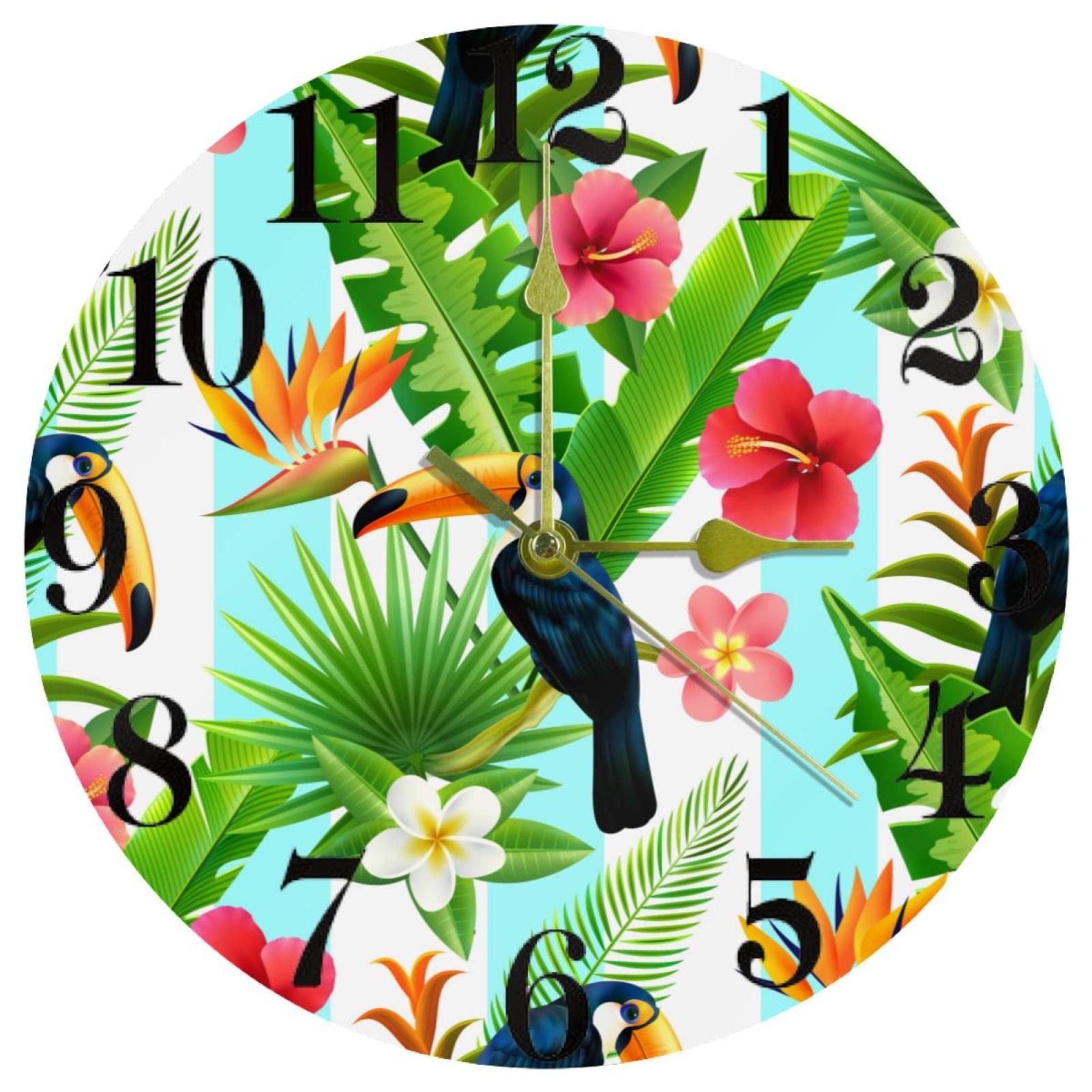 Horloge murale ronde 25,4 cm fonctionne avec piles pour école