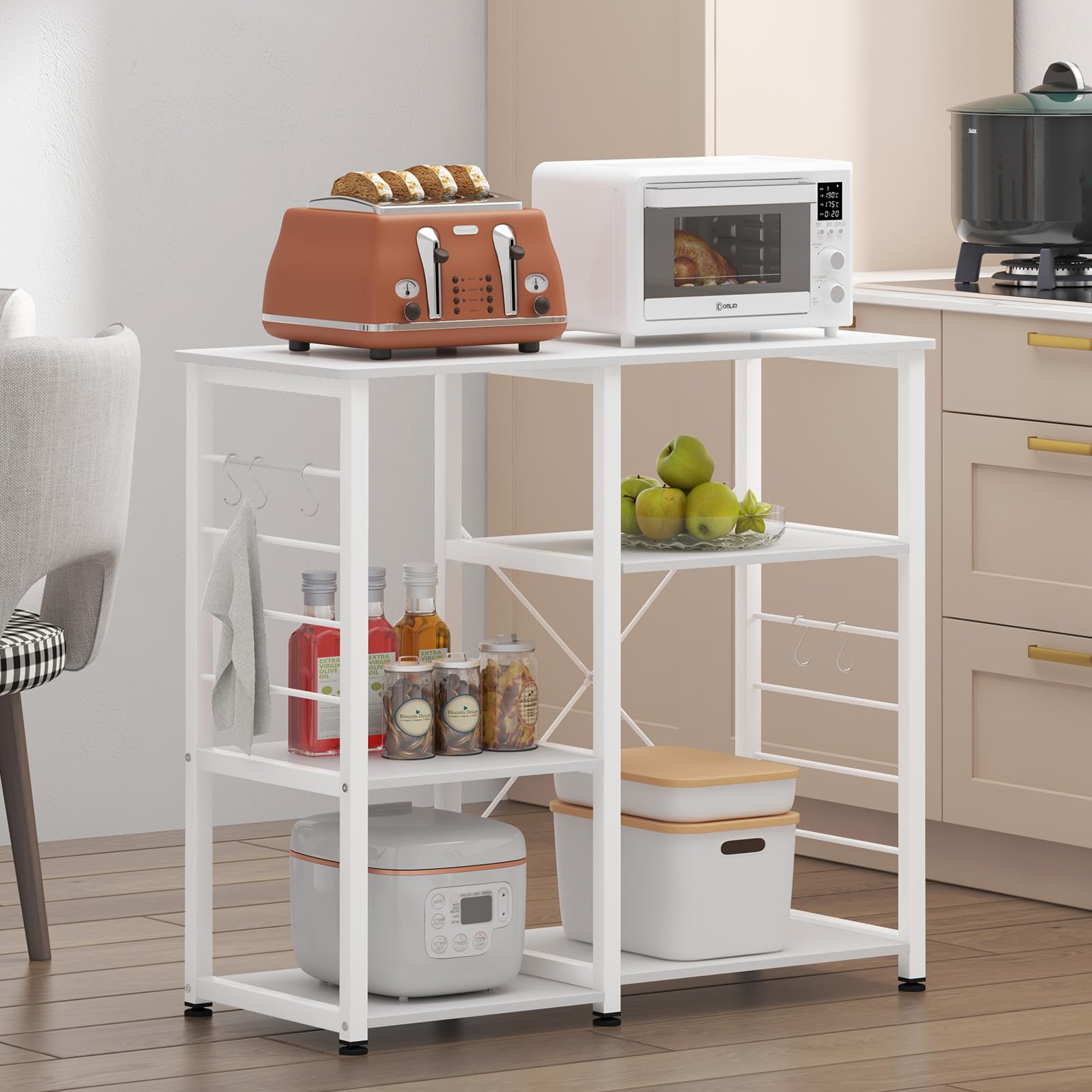 35x62 Storage Rack For Kitchen Snapklik.com : Soges 35.4 Inch Kitchen Shelf Bakers Rack Utility ...