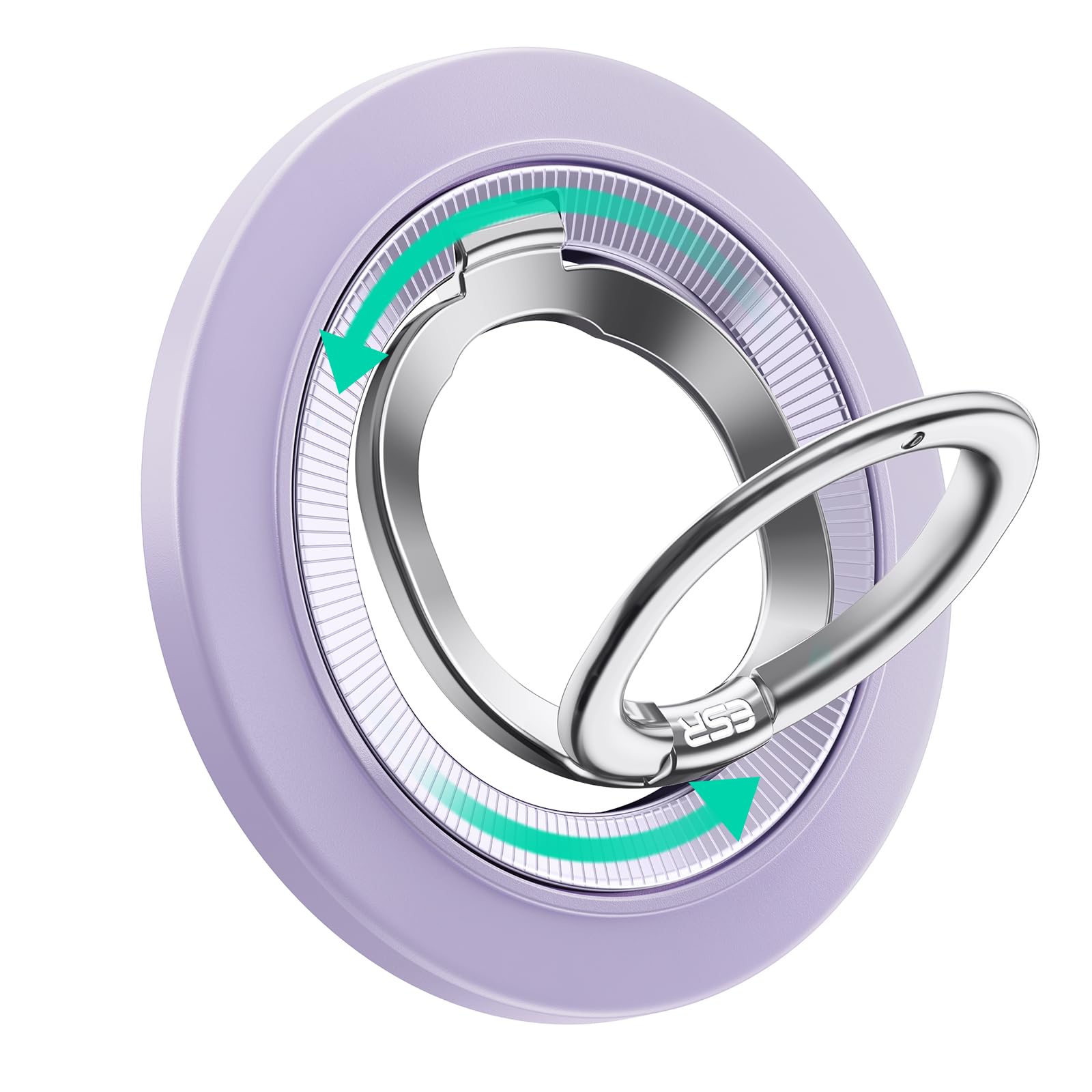 ESR for MagSafe Phone Grip, Dual-Side Magnetic Phone Grip,360° Adjustable Thin Magnetic Ring Holder Stand,for iPhone 17 16 15 14 13 12, Samsung,All