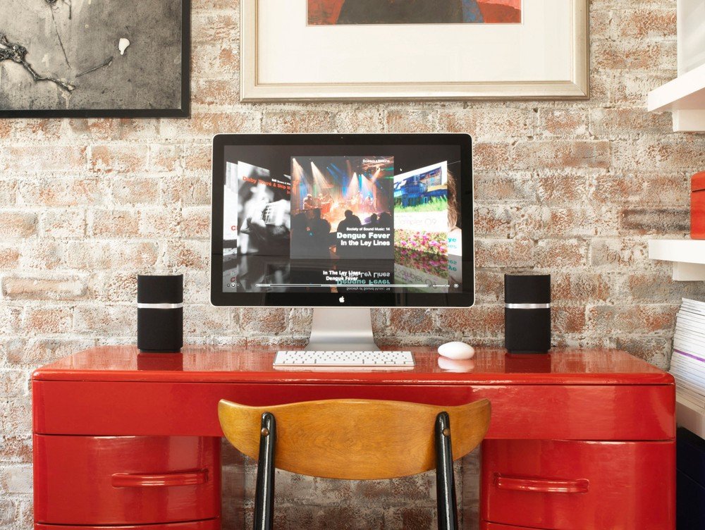 B&W Bowers & Wilkins B&W MM-1 HiFi PC Lautsprecherpaar (Audioübertragung via USB) schwarz/Aluminium