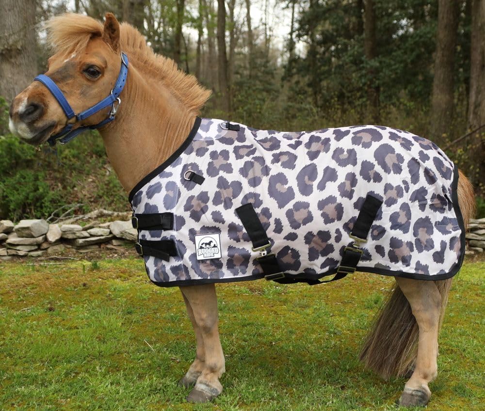 Leopard Fly Sheet with Leg Straps