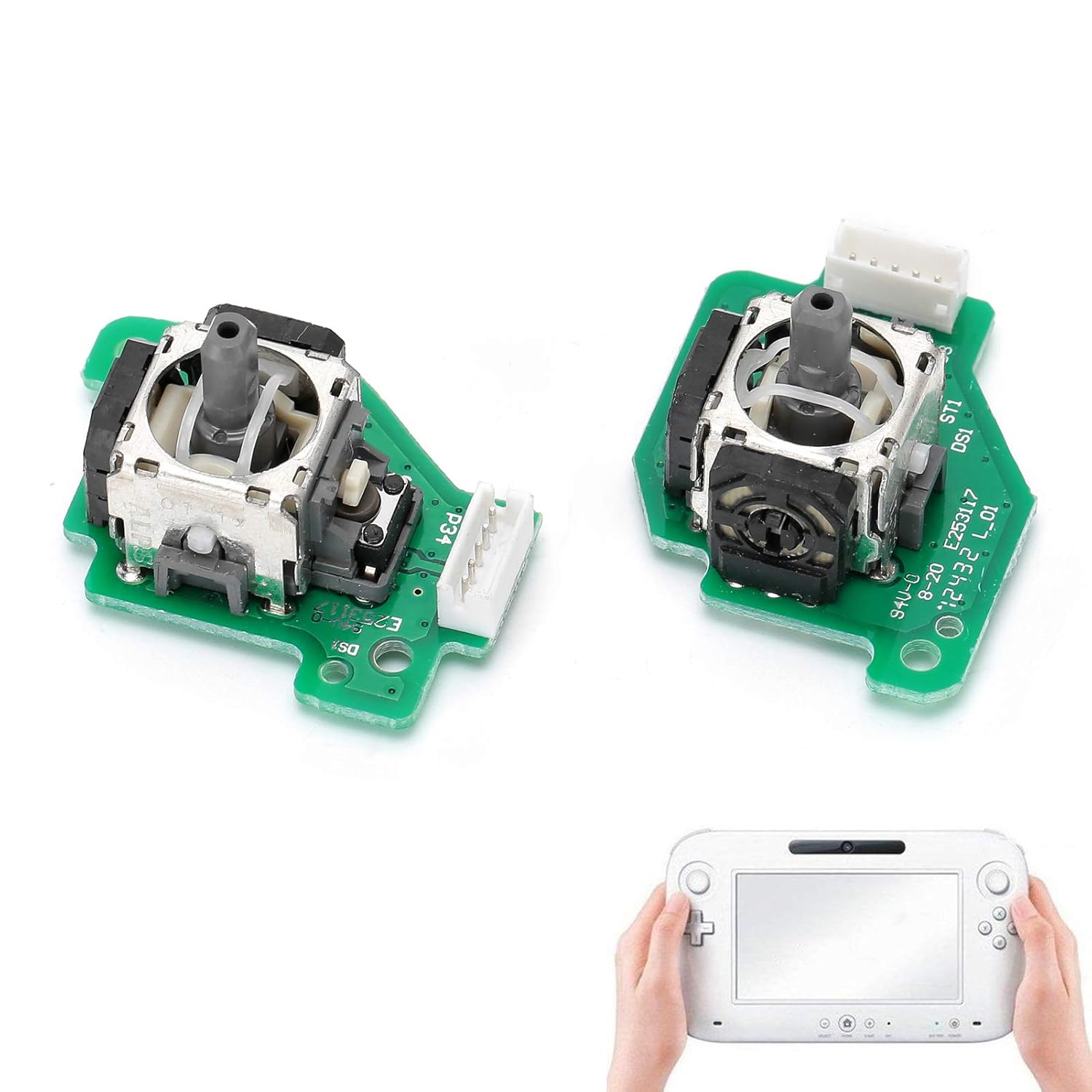 Entatial Gamepad Replacement Module Parts Professional Chipset Excellent Performance Durable Joystick Rocker Module Easy to Use for Home Office Wiiu Game Handle
