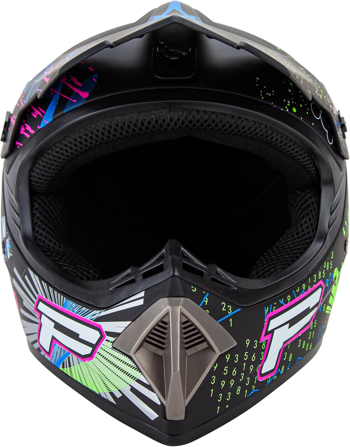 CARTMAN Adult Dirt Bike Helmet, DOT Approved Full Face Motorcycle Helmet, Matte Black and Yellow for Motocross, ATV, Offroad, Dirtbike