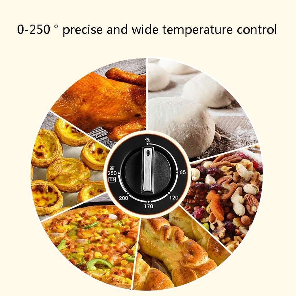 30L Red Mini Oven Adjustable Temperature 0-250 ℃ and 60 Minute Timing 6 Baking Functions Three Layers Baking Position Tempered Glass Door 1500W Commodity Code: LXJ-77 Aesthetic and l
