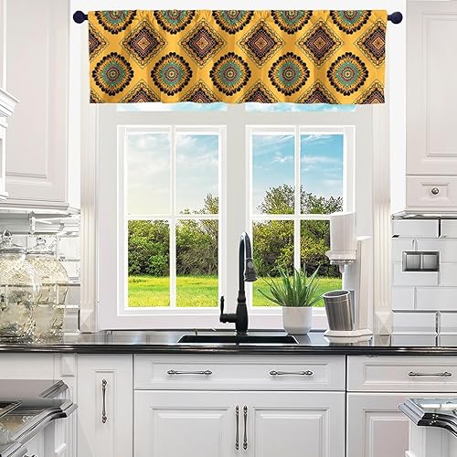 Miniatura 6 de Erosebridal Cortinas para ventana de cabina de teléfono, cortinas de cenefa Londres Big Ben, cenefas opacas con temática británica, cenefa HePattern