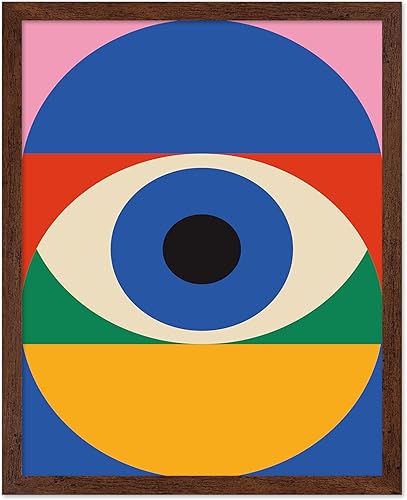 Miniatura 41 de Monem Art Bauhaus Póster – Impresión de sol de California – Arte de círculos arcoíris – Arte geométrico – Arte bohemio chic – Arte moderno de