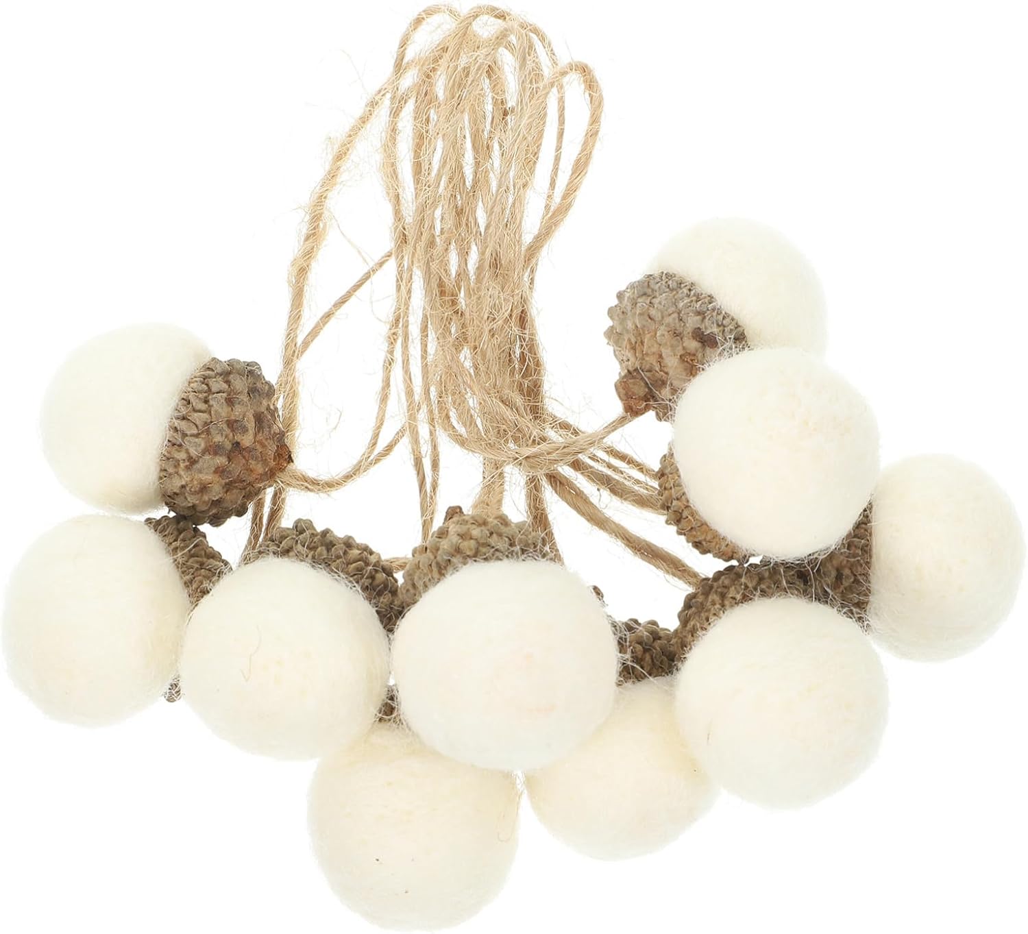 DOITOOL 10PCS Mini Pine Cones for Crafts, Christmas Pine