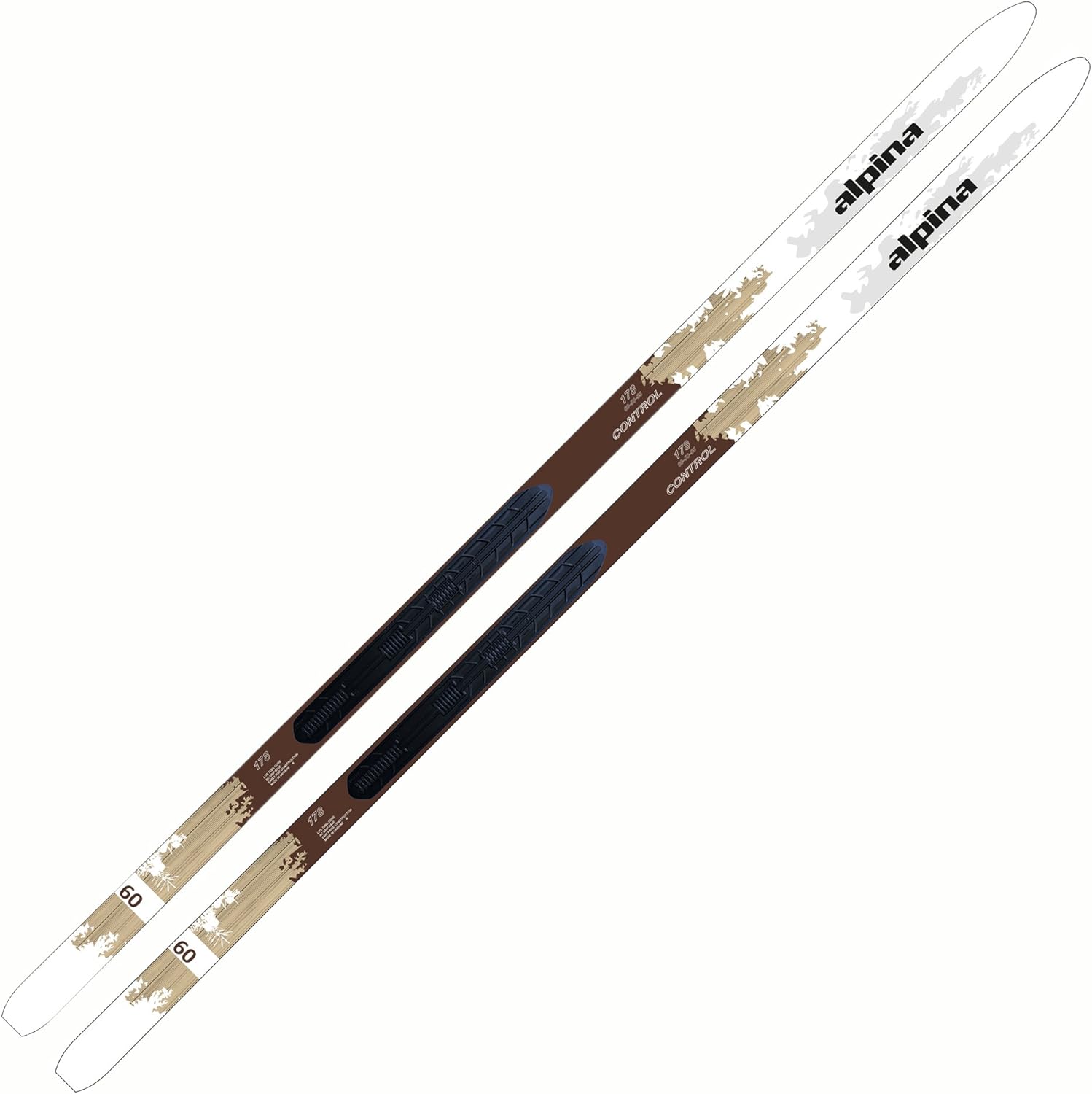 Alpina Sports Control 60 CrossCountry Nordic Touring Skis with Rottefella NIS