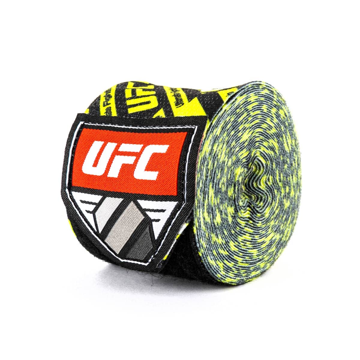 UFC Pattered Hand Wrap, Black/Yellow Boxing and MMA 1