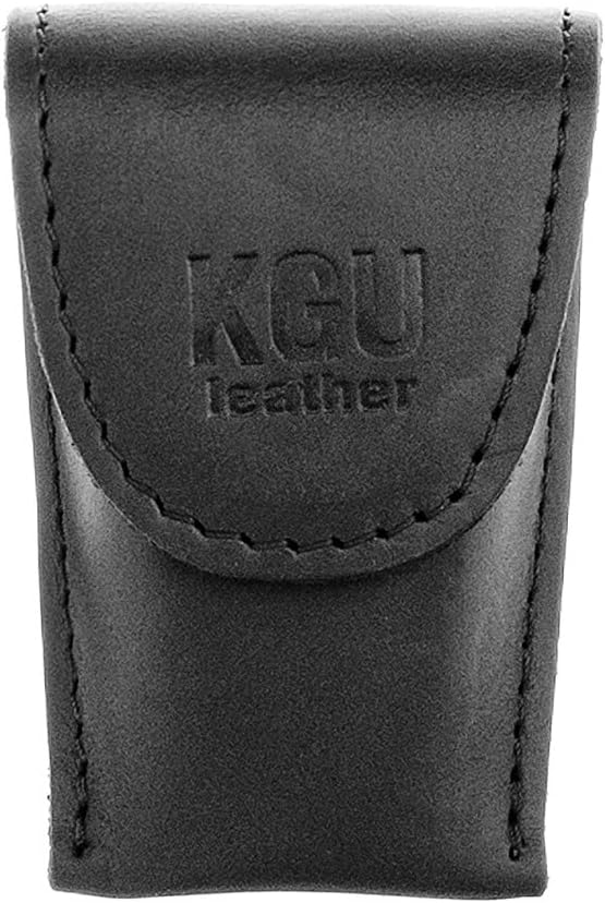 KGUBrass French horn MOUTHPIECE HOLDER Triple for 3 Mouthpieces. Genuine leather carrying bag. Compact Mouthpiece Holder. Protection Case for French Horn Mouth pieces (Triple, Black)