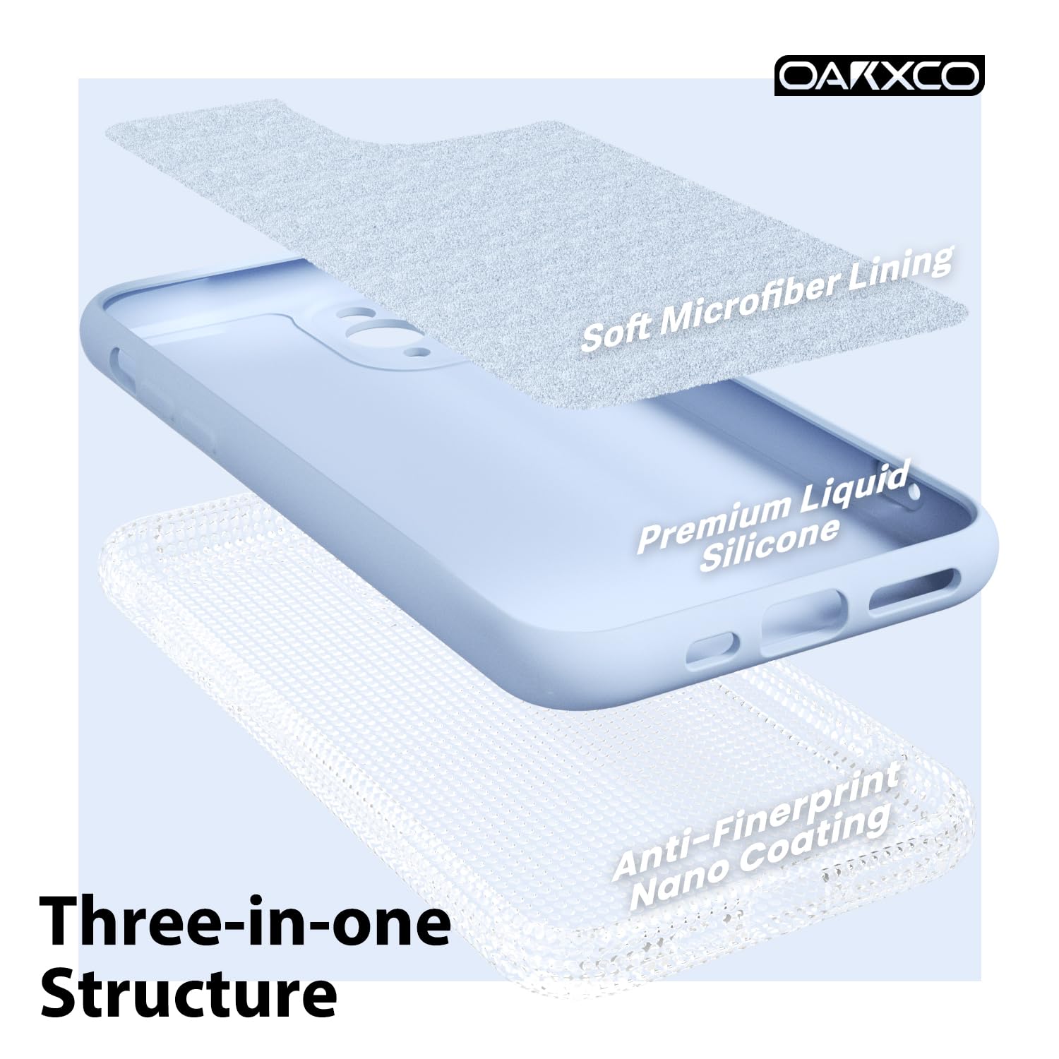 oakxco for iPhone 16 Pro Max Case Liquid Silicone, Soft Rubber Gel Elegant Aesthetic Basic Simple Cover, Cute Thin Slim TPU Matte Solid Color Plain Smooth Case for Women Girl, Light Pink — view 376