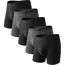 Natural Feelings Mens Underwear Viscose from Bamboo Boxer Briefs Underwear Pack for Men