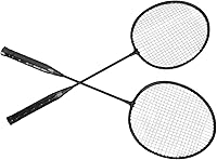 Vista 2 de Iron Alloy Badminton Racket Split Badminton Racket Double Badminton Racket for Beginners Training