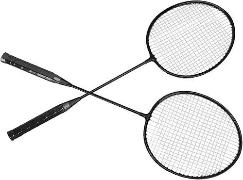 Miniatura 8 de Juego de raquetas de bádminton para juegos de patio trasero al aire libre, juego recreativo, principiantes, raqueta de bádminton de aleación de