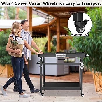 Amazon.com: LS'BABQ Grill Stand for Ninja Woodfire Outdoor Smoker