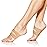 Copper Compression Arch Support - 2 Pain Relief Foot Care Brace Sleeves for Plantar Fasciitis, Heel Spurs - Wide & Narrow Feet - Flat Feet & Fallen Arches, High Arch - One Size - 1 Pair - Nude