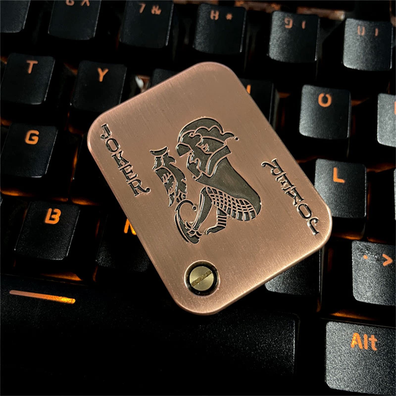 Amazon.co.jp: Poker Joker フィジェットおもちゃ 新しい金属Fidget