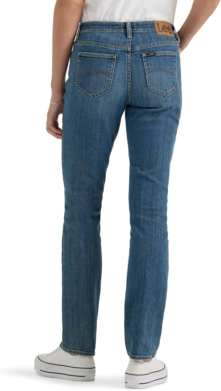 Lee Womens Legendary Mid Rise Straight Leg Jean